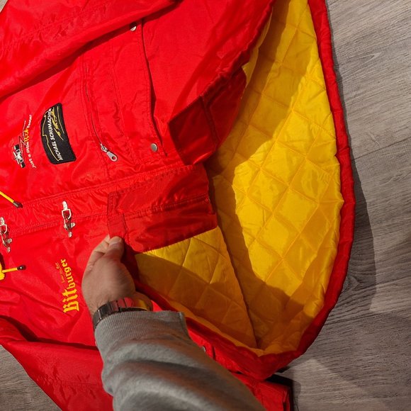 Michael Schumacher red formula one f1 long coat in original condition - Picture 7 of 10
